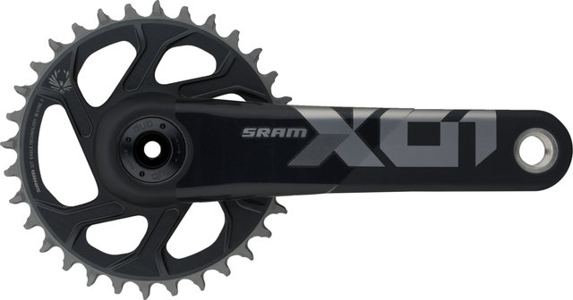 SRAM X01 Eagle Boost DUB DM 12-speed Carbon Crankset - lunar-polar/170,0 mm