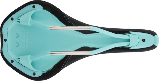 SDG Duster P MTN Saddle w/ Ti-Alloy Rails - black-teal