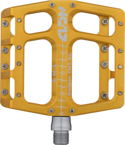 NC-17 Sudpin IV XL TNT Platform Pedals - gold