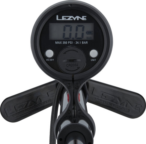 Lezyne Digital Pressure Over Drive Standpumpe - schwarz-glänzend