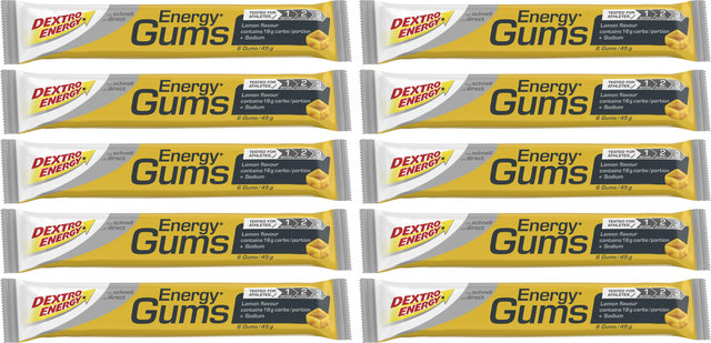 Dextro Energy Energy Gums - 10 Stück - lemon