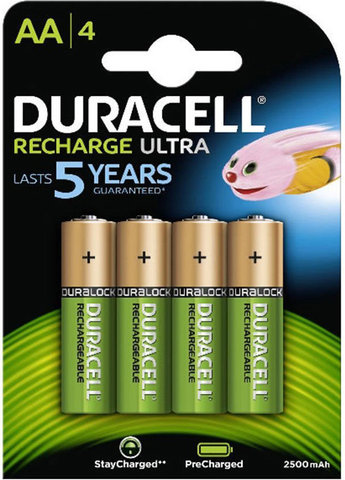 Duracell Batería AA HR6 Recharge Ultra - 4 unidades - universal