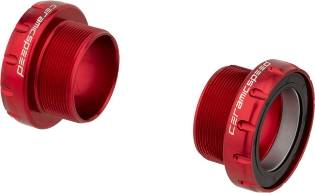 CeramicSpeed BSA 30 Coated Bottom Bracket - red/BSA