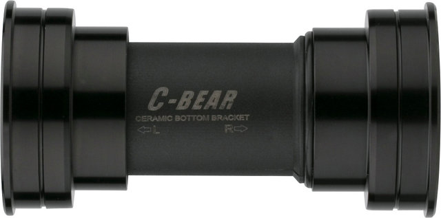 C-BEAR Boîtier de Pédalier BB86 Shimano Race 41 x 86,5 mm - noir/Press Fit BB86