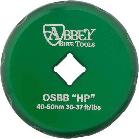 Abbey Bike Tools Bottom Bracket Socket Single Sided for Hope - green