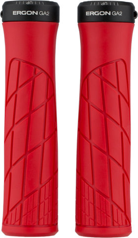 Ergon GA2 Handlebar Grips - risky red/universal