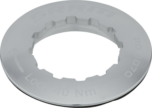 SRAM Bague de Verrouillage en Aluminium pour OG-1070 / PG-970 - silver