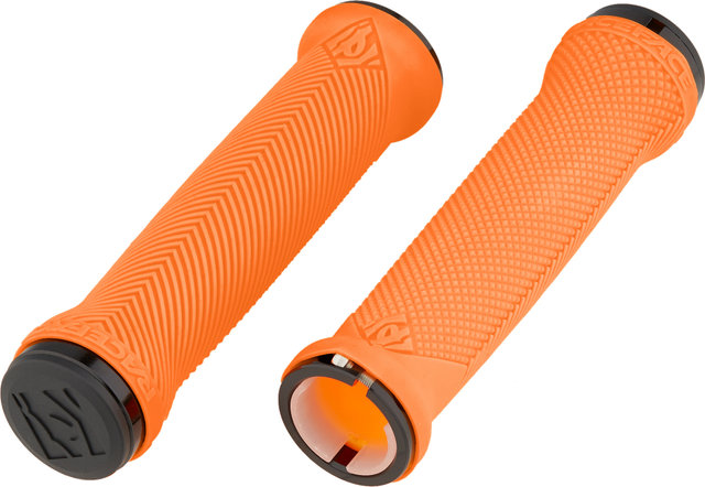 Race Face Puños con bloqueo Love Handle - neon orange