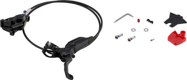 SRAM G2 Ultimate Carbon Disc Brake - gloss black-rainbow/Front wheel/Flip-Flop (non-side-specific)