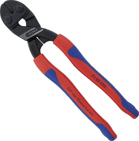 Knipex Cortapernos CoBolt Kompakt - rojo-azul