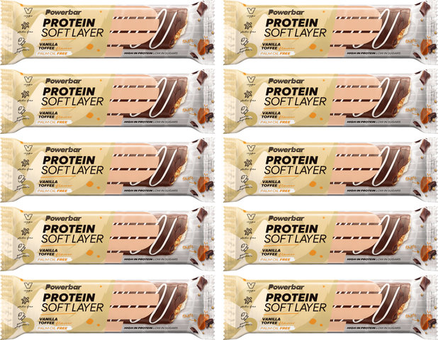 Powerbar Protein Soft Layer Protein Bar - 10 Pieces - vanilla toffee