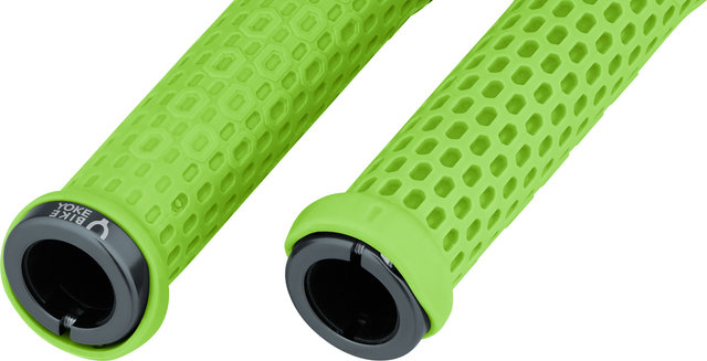 BikeYoke Poignées de guidon antidérapantes - lime