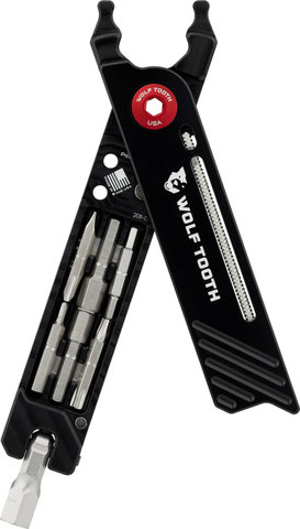 Wolf Tooth Components 8-Bit Pack Pliers with Multitool - black-red