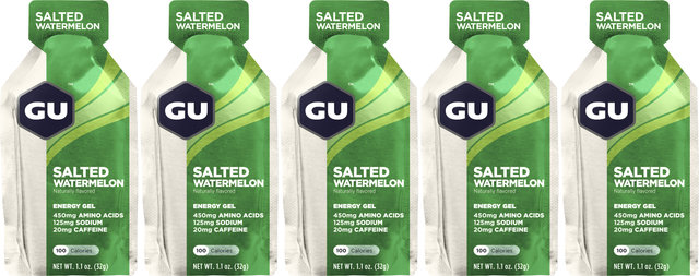 GU Energy Labs Energy Gel - 5 Pack - salted watermelon