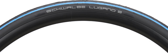 Schwalbe Lugano II K-Guard 28" Drahtreifen - schwarz-blau/28 "/25 mm/25-622