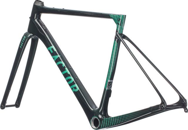 Factor LS Disc Carbon Gravel Frameset - british green/M/12 mm Thru Axle