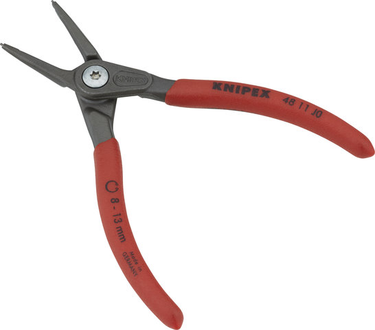 Knipex Präzisions-Sicherungsringzange für Innenringe - rot/8-13 mm