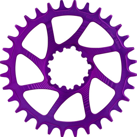 Garbaruk Round Chainring GXP/DUB Boost Direct Mount Single Speed - violet/32 