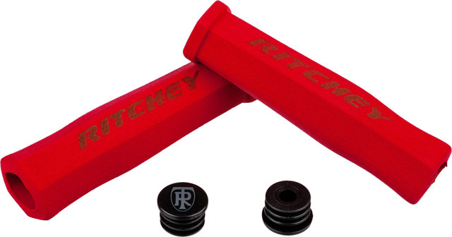 Ritchey Poignées de guidon WCS True Grip - rouge/130 mm