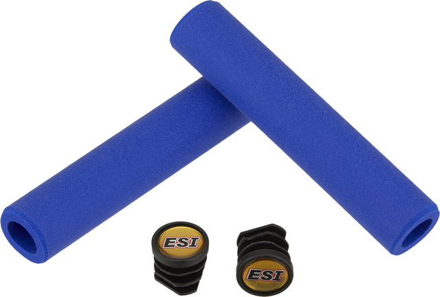 ESI Empuñaduras de manillar de silicona Racers Edge - blue/130 mm