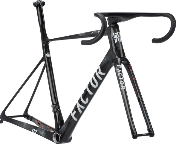 Factor O2 V.A.M. Disc T47a SRAM DUB Carbon Rahmenkit Modell 2023 - storm/54 cm, 120 mm x 40 cm, SB 0 mm