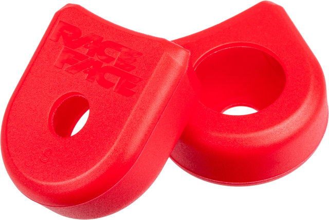 Race Face Crank Boots Kurbelschutz Small - red