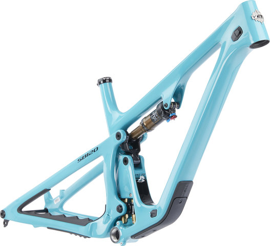 Yeti Cycles SB120 TURQ Carbon 29" frame kit - turquoise/120 mm/L/12 mm Thru Axle