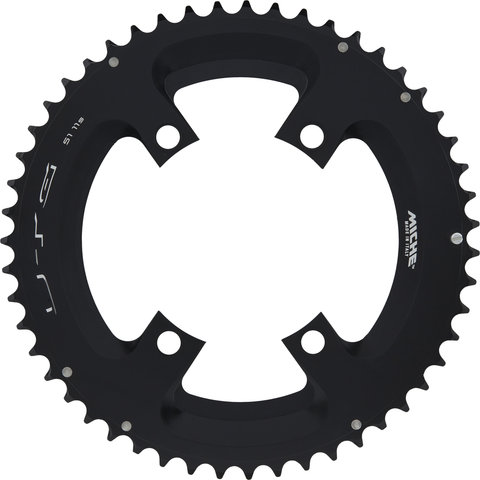 Miche Super 11 UTG Chainring, 4-Arm, 110 mm Bolt Circle Diameter - black/51 tooth