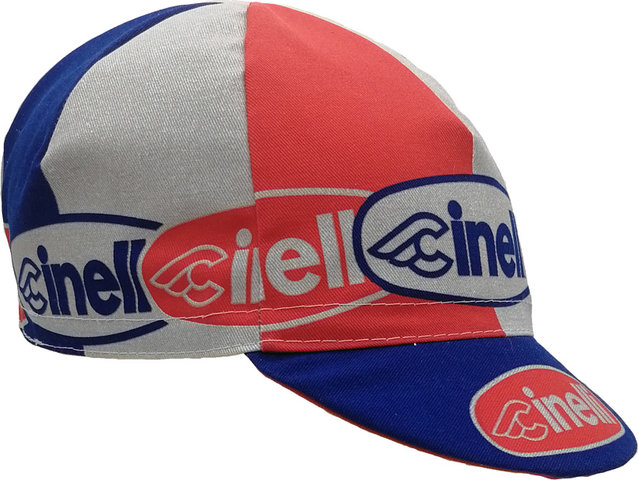 Cinelli Casquette de vélo - oval-red-blue/one size