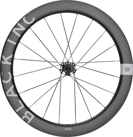 Black Inc Ensemble de roues 28" carbone Center Lock disque 48/58 - silver label/Non Boost/Non Boost/142 mm/100 mm/28"/SRAM XDR/100 mm/SRAM XDR/100 mm/142 mm