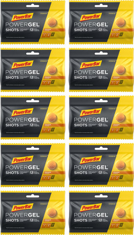 Powerbar PowerGel Shots fruit gummies - 10 pouches - orange