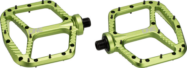 OneUp Components Aluminium Platform Pedals - green/universal