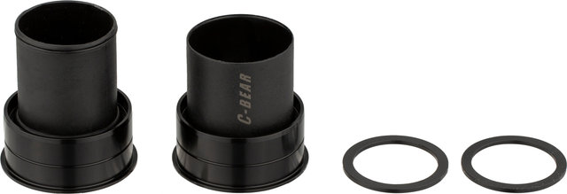 C-BEAR Boîtier de Pédalier BB386EVO Rotor 30 mm Race 46 x 86,5 mm - noir/BB386 Evo