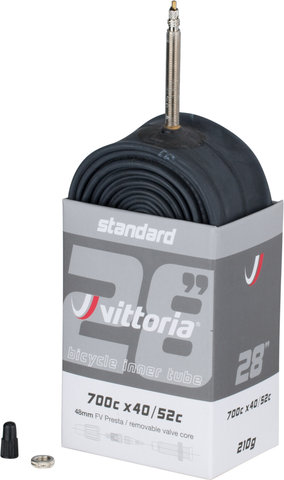 Vittoria Standard Inner Tube for 28" - universal/Presta Valve (SV)/40-622 to 60-622/40-52 x 622 SV 48 mm/48 mm