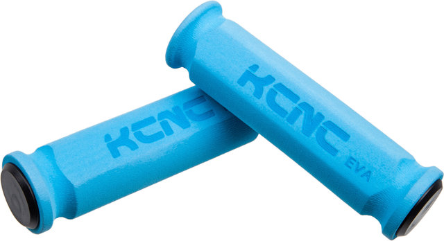 KCNC Handlebar grips - blue/120 mm