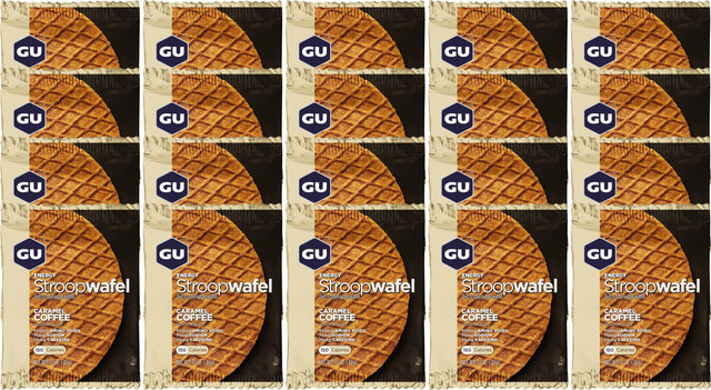 GU Energy Labs Energy Stroopwafel - 20 pieces - caramel coffee