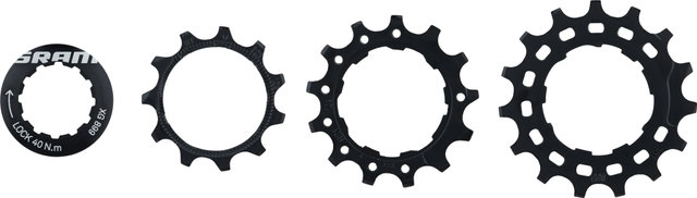 SRAM Pignons pour XG-899 E-Block 8 vitesses - black