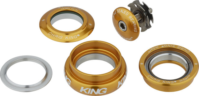 Chris King InSet i8 ZS44/28.6 - EC44/33 GripLock Headset - gold/1 1/8" - 1 1/4" tapered/ZS44/28,6 - EC44/33