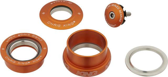 Chris King InSet i5 ZS49/28,6 - EC49/40 GripLock Steuersatz - matte mango/ZS49/28,6 - EC49/40