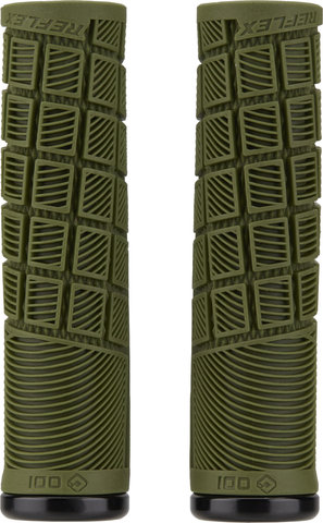 ODI Reflex Lock-On Handlebar Grips - army green/135 mm