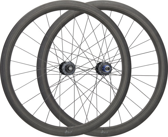 tune Juego de ruedas Schwarzbrenner 45 3.0 Disc Center Lock 28" - negro/Juego 28" (RD 12x100 + RT 12x142) SRAM XDR