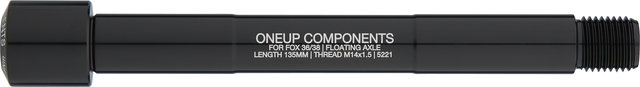 OneUp Components Fox Floating Rear Thru-Axle 15 x 110 mm Boost - black