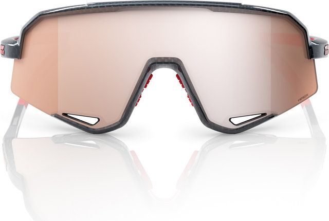 100% Slendale Hiper Sportbrille - gloss carbon fiber/hiper crimson-silver