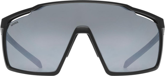 uvex Lunettes de Sport mtn perform - black mat/mirror silver