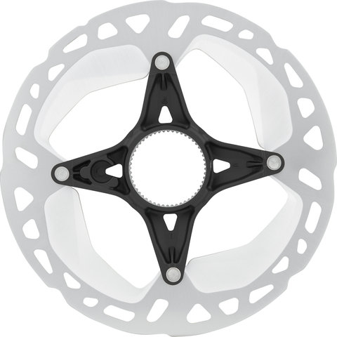 Shimano RT-MT800 Center Lock Brake Rotor for XT w/ External Teeth - silver-black/160 mm