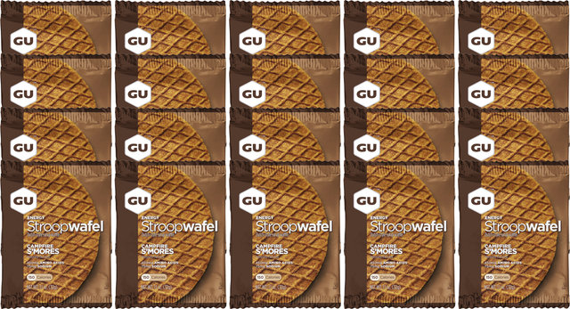 GU Energy Labs Energy Stroopwafel - 20 pieces - campfire s´mores