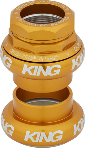 Chris King GripNut Bold EC30/25.4 - EC30/26 Threaded Headset - gold/1"/EC30/25,4 - EC30/26