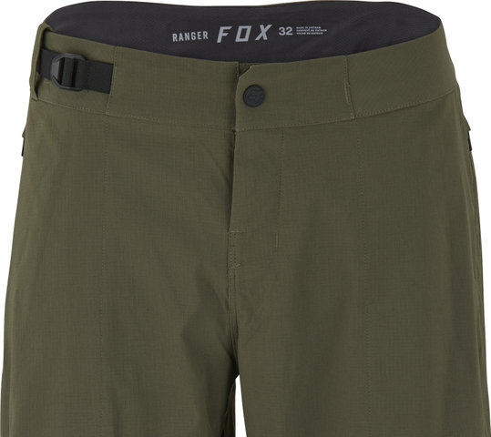 Fox Head Ranger shorts with inner shorts - olive green/32/M