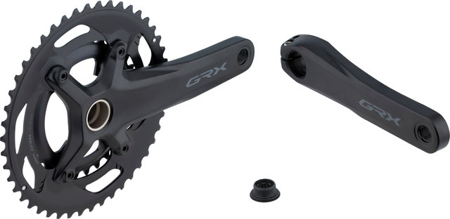 Shimano GRX Kurbelgarnitur FC-RX600-11 - schwarz/165,0 mm