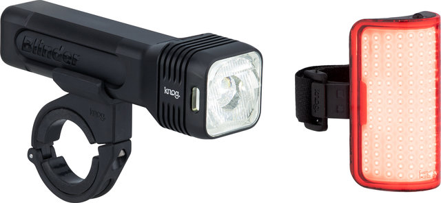 Knog Blinder 120 + Mid Cobber Twinpack Beleuchtungsset mit StVZO-Zulassung - black/700